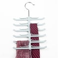 thumbnail image 1 of GOOHOCHY Scarf Rack Stand Plastic Non-Slip Tiered Levels Clothes Hanger Holder 1Set, 1 of 8