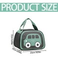 thumbnail image 4 of Clearance Under $3, 1 Pack Insulated Lunch Bag, Cartoon Print Lunch Tote, Reusable Cooler Bag with Aluminum Foil Lining for Work, Picnic & Travel, Oxford cloth, One Size(Yellow), 4 of 8