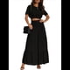 thumbnail image 2 of Falda Larga de Verano 2025 para Mujer, , con Abertura, Elástica, Cintura Alta, Corte A, para Playa Negro XL, 2 of 7