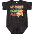 thumbnail image 3 of Inktastic Save the Earth. Its the Only Planet with Pizza. Boys or Girls Baby Bodysuit, 3 of 5
