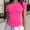 *Hot Pink, variant on Women's Grewneck Short Sleeve Basic Slim Fit Tee,Crop Going Out Tops ,Spring Summer Tight Tees Y2k Hot Pink,Womens Plus L