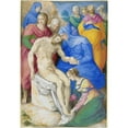 thumbnail image 3 of Giulio Clovio 11x14 Black Modern Framed Museum Art Print Titled - The Lamentation (C. 1550), 3 of 5