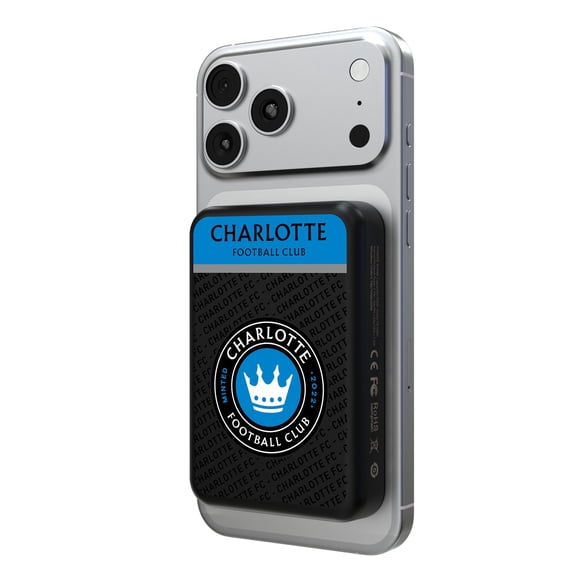 Charlotte FC 5000mAh Wireless Mag Power Bank