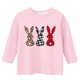 thumbnail image 5 of Blusas y camisas de cuello redondo y manga larga para niños, blusas/camisas de poliéster con estampado de corazones, mangas 3/4 y cuello redondo, elegantes e informales., 5 of 5