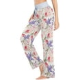 thumbnail image 3 of FREEAMG Womens Comfy Drawstring Lounge Pajama Pants Sleepwear Bottom, 3 of 6