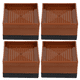 thumbnail image 3 of 4 piezas de cojín elevador para patas de cama, almohadilla antideslizante para patas de muebles, base para patas de gabinete, 3 of 5