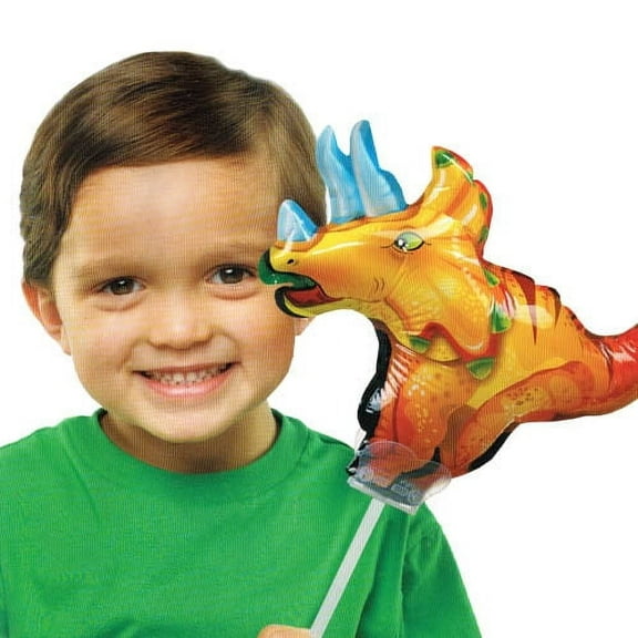 Various Dinosaur 'Triceratops' Mini Foil Balloons, 1 Count
