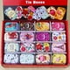 thumbnail image 1 of Colorful mini tin box sealed jar packing boxes jewelry, candy box small storage boxes cans coin earrings, headphones gift box5.5cm 3.7cm 2.4cm Gao Jinjia LED, 1 of 2