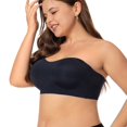 thumbnail image 1 of Plus Size Solid Color Strapless Seamless Bra  Women‘s Plus Comfortable Ultra Soft Lightweight Bra, 1 of 7