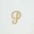 thumbnail image 1 of 1 Pc, 10 Inch X 1/8 Inch Thick Lavanderia Font Wood Letters P Great For Craft Project, 1 of 3