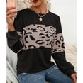 thumbnail image 4 of Blusa De Moda Para Mujer, Jersey De Manga Larga Con Cuello Redondo, 4 of 6