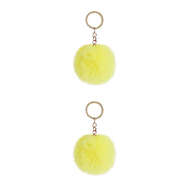 Llavero Flexible Cómodo Amarillo 6cm Bearachild 2piezas
