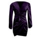 thumbnail image 5 of Vestido midi formal plisado para mujer - Vestido de cóctel con escote en V profundo y cremallera, 5 of 6