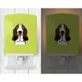 thumbnail image 2 of Caroline's Treasures BB1305CNL Checkerboard Lime Green Basset Hound Ceramic Night Light, 6x4x3", multicolor, 2 of 2