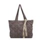 thumbnail image 2 of Bolsa Bolso de hombro de nailon a cuadros con cinta para mujer. bolso de mano grande informal (gris) Ehuebsd Nuevos Originales, 2 of 7