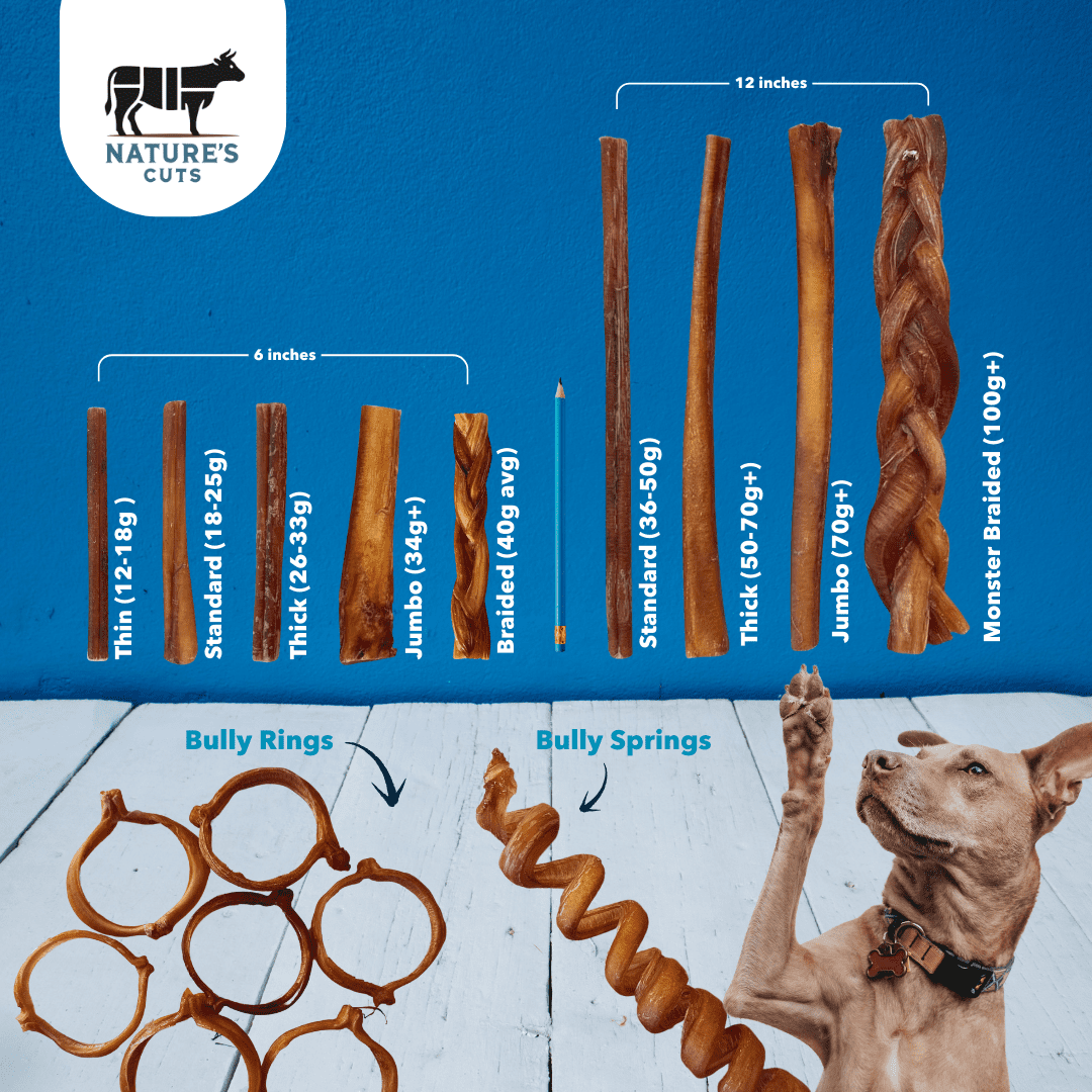 6" Thin Bully Sticks