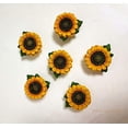 thumbnail image 3 of Juego de 6 tiradores de cajones de resina de girasol de Amyoxu, 3 of 6