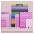 Stacked Desktop Notepad, Includes 3 Memo Pads with 75 Sheets, Scallop