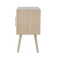 thumbnail image 4 of Oli 28 Inch Accent Cabinet Table, Rattan Door, Splayed Legs, Natural Brown, Saltoro Sherpi, 4 of 5