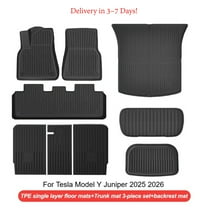 Floor Mats For Tesla Model Y Juniper 2025 2026 TPE Odorless Trunk Pad Scratch - Resistant Cargo Protective Liner Non - Slip Car Mats