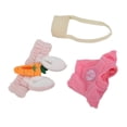 thumbnail image 2 of Conjunto de 3 piezas de ropa de pato de peluche lavable, ropa de pato de peluche DIY, ropa de pato de peluche de dibujos animados para niños, tipo F, 2 of 14