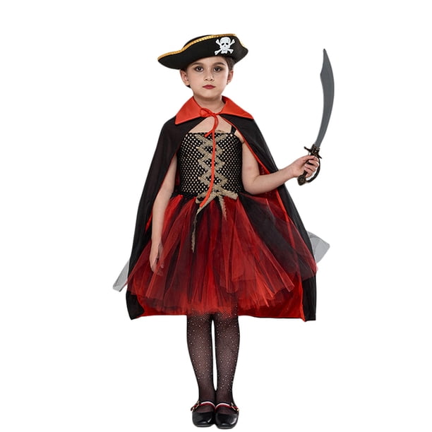 Ropa Pirata De Chicas Ropa Pirata De Lujo Ropa Princesa Pirata De Halloween Vestido De Mapa De Fotos Sombrero Traje De Espada
