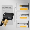 thumbnail image 4 of Soidarity Car Air Pump Valve Brass Sealed Converter Leakproof Professional Repairing Inflator Detachable Connector Adapter Type3, 4 of 6