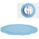 thumbnail image 4 of (azul)Mantel individual de silicona, mantel individual para proteger la mesa para colocar debajo de las tazas, 4 of 5
