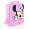 thumbnail image 2 of Disney Insulated Minnie Mouse Reusable Lunch Bag for Women, Girls, Boys  Pink and Purple, 2 of 5