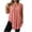 Pink#womens plus size casual tops, variant on UVEASISHA Women Plus Size Tops V Neck Button Blouses Cap Sleeve Textured Shirts Casual Summer Clothes for Daily Wear Purple XXL