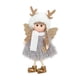 thumbnail image 1 of Christmas Angel Ornaments - Cute Doll Christmas Tree Ornaments Decor - Hat & Cloth for Girls Birthday Party Decorations - Reindeer Angel（gray）, 1 of 5