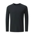 thumbnail image 2 of sageysalite Mens Long Sleeve Shirts with Thumb Holes Lightweight Slim Fitted Breathable Quick Drying Athletic Shirts, 2 of 7