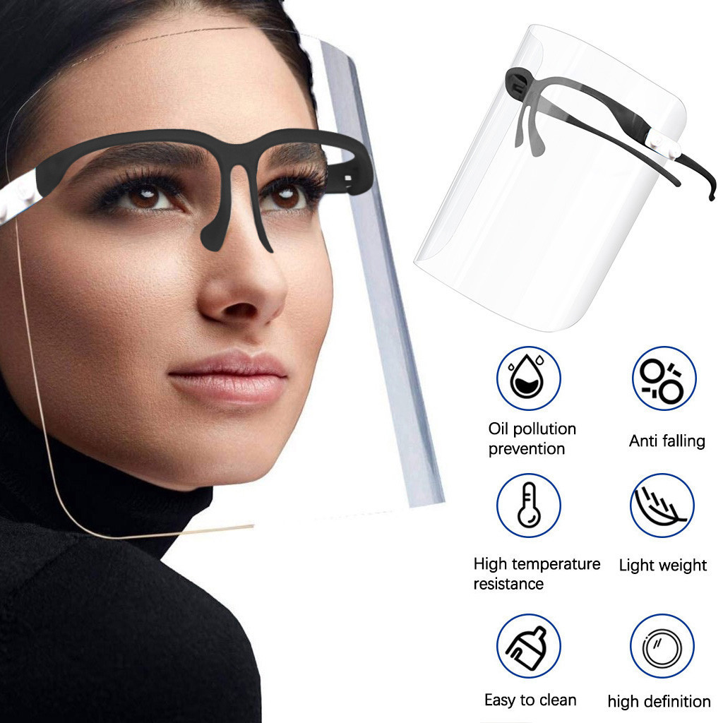 Sanbonepd Garden Decor 5Pcs AntiFog Face Guard AntiSaliva Safety