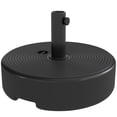 thumbnail image 1 of Patio Umbrella Base with Handle for 1.5"/1.9" Poles, Black, 1 of 10