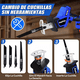 thumbnail image 5 of Sierra Eléctrica Recíproca Sable Inalámbrica Con 2 Baterías azul, 5 of 5