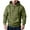 Army Green, variant on Men's Tactical Stand Collar Sweatshirt, Thickened Fleece Outdoor Pullover for Cold Weather, Windproof Thermal Comfort,Army Green L