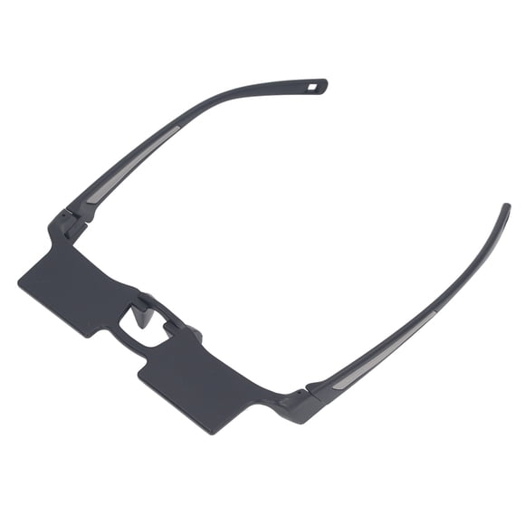 90 Degree Prism Glasses, ABS Optical Glass Reduce Eyestrain Protect Neck Lazy Glasses for Laying Down Reading