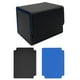 thumbnail image 1 of Caja organizadora de cartas TCG, contenedor de exhibición, juego de cartas coleccionables, capacidad para 100 cartas. azul interior, 1 of 9