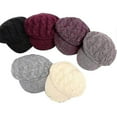 thumbnail image 5 of Women Knitted Hat Knit Visor Beanie Hats Beret Cap Warm Ski Caps For Winter, 5 of 5