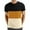 Gold, variant on Men Summer Tops Men's Fashionable Casual Solid Round Neck Pocket Short Sleeved T Shirt Top Mens Long Sleeve Tee Spandex Walking T Shirts Men 6 Foam Mens Tee Tops Fall Long Sleeve Workout Dark Gray S