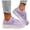 Purple, variant on Platform Lace Up Sneakers for Women Low Top Tennis Shoes Non Slip Fashion Canvas Dress Shoes