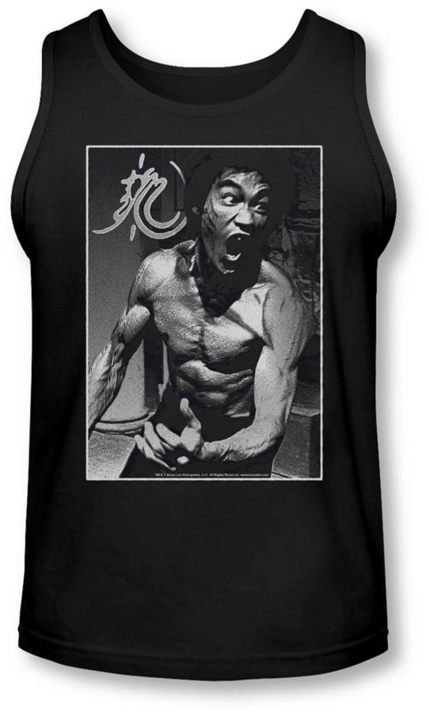 Mens Focused Rage Tank-Top Bruce Lee