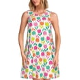 thumbnail image 1 of Fotbe Tulips Flowers Vestido de Verano sin Mangas para Mujer – Vestido Midi Línea A, Estilo Camiseta Floral, Vestido Playero Casual y Fluido, 1 of 7