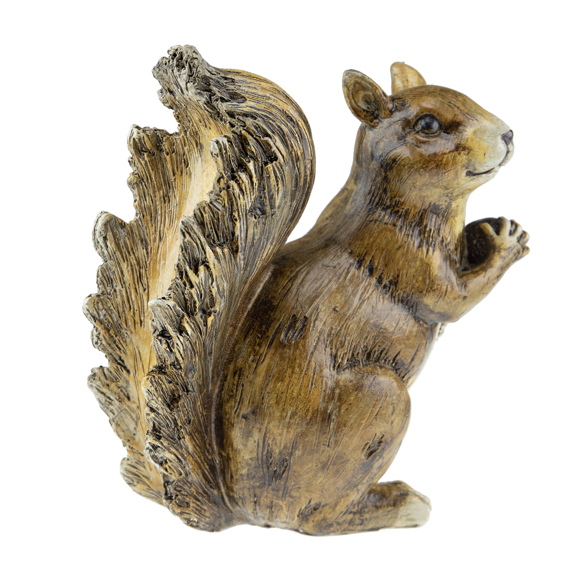 Squirrel Collectable Ornament Reflections Bronze Resin Sculpture Home Decor Gift 