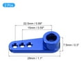 thumbnail image 2 of Aluminum Alloy 25T Steering Servo Single Arm Horn Dark Blue for RC Car/Boat/Airplane Boat Accessories 2 Pcs, 2 of 6