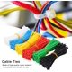 thumbnail image 3 of Multi Color Zip Ties 6 Multi-Colors Cable con cremallera autoblocante para interiores y exteriores, 3 of 4