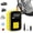Yellow, variant on Portable Tire Inflator with Digital Gauge, Cordless Air Pump for Car Bike Tires