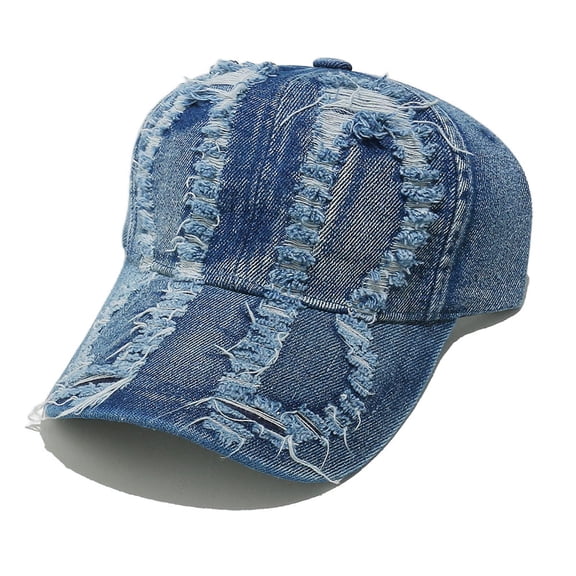 Fewfanhot Unisex Vintage Washed Distressed Baseball Cap, Fashion Sun Hat with Faded-Look for Casual Outdoor Style