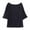Black, variant on Uaswgudfs Short Sleeve Tops for Women Summer Boat Neck Top Basic Tee Shirts Casual Home Yoga Loose Fit 2025 Fashion Cute Blouse