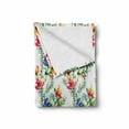 thumbnail image 2 of Flower Soft Flannel Fleece Throw Blanket, Shabby Form Design Mimosas Daisies Flowers Leaves Buds Lilacs Work of Art Print, Cozy Plush for Indoor and Outdoor Use, 70" x 90", Multicolor, by Ambesonne, 2 of 6